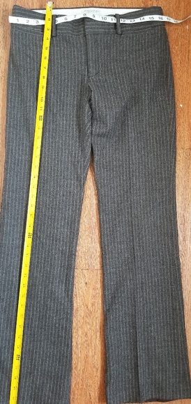 Banana republic, 6, gray strip pants - Picture 4 of 5